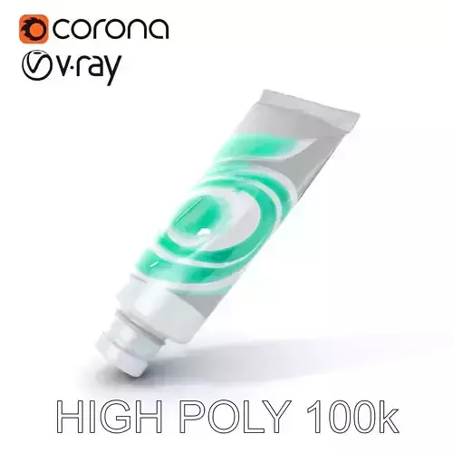 Metallic Tube with Cap Model Pack