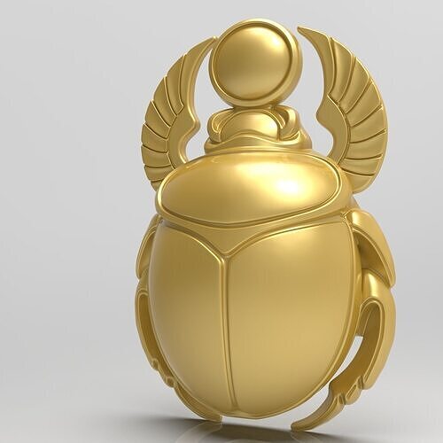 Ancient Egyptian Sacred Scarab 3D print model