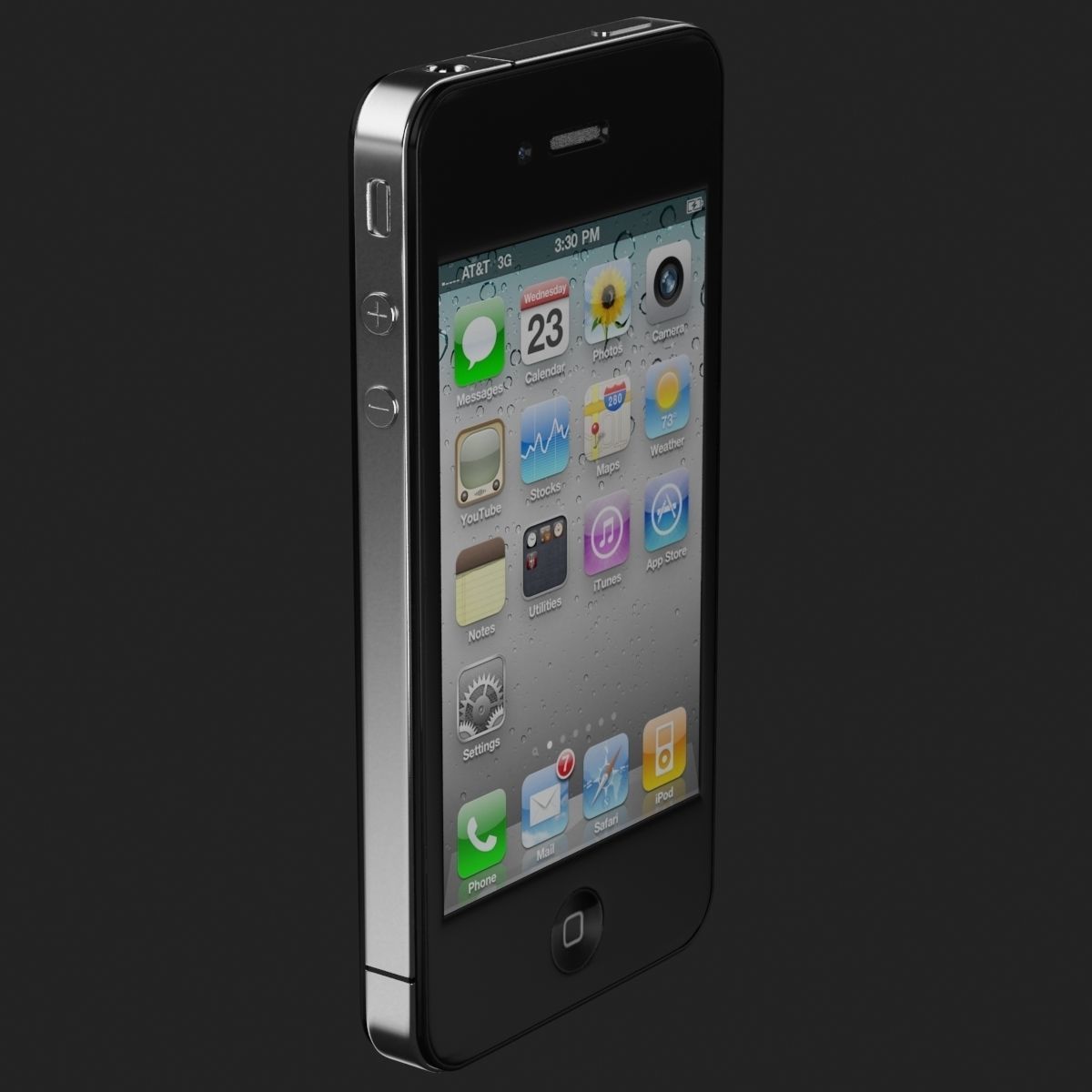Apple iPhone 4 3D model_6