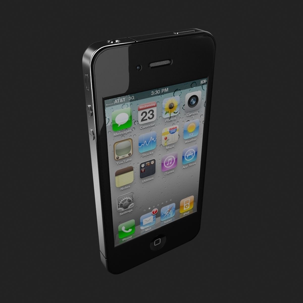 Apple iPhone 4 3D model_2