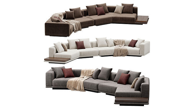 Sofa Horizonte 3D model