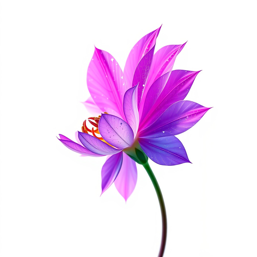 Vibrant Lotus Flower D Model Pack Low-poly 3D model_2