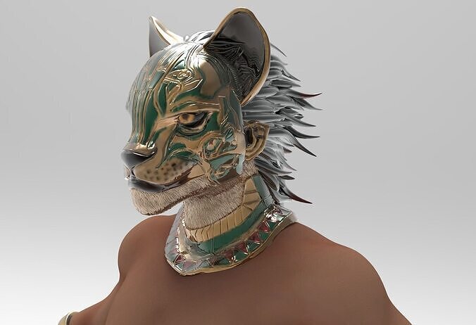 Tezcatlipoca Low-poly 3D model