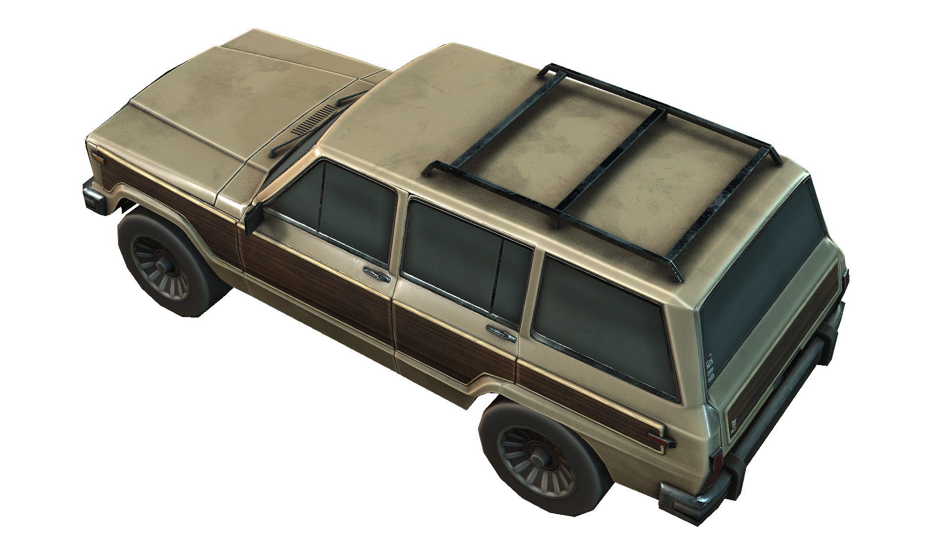 Wagoneer Low-poly 3D model_5