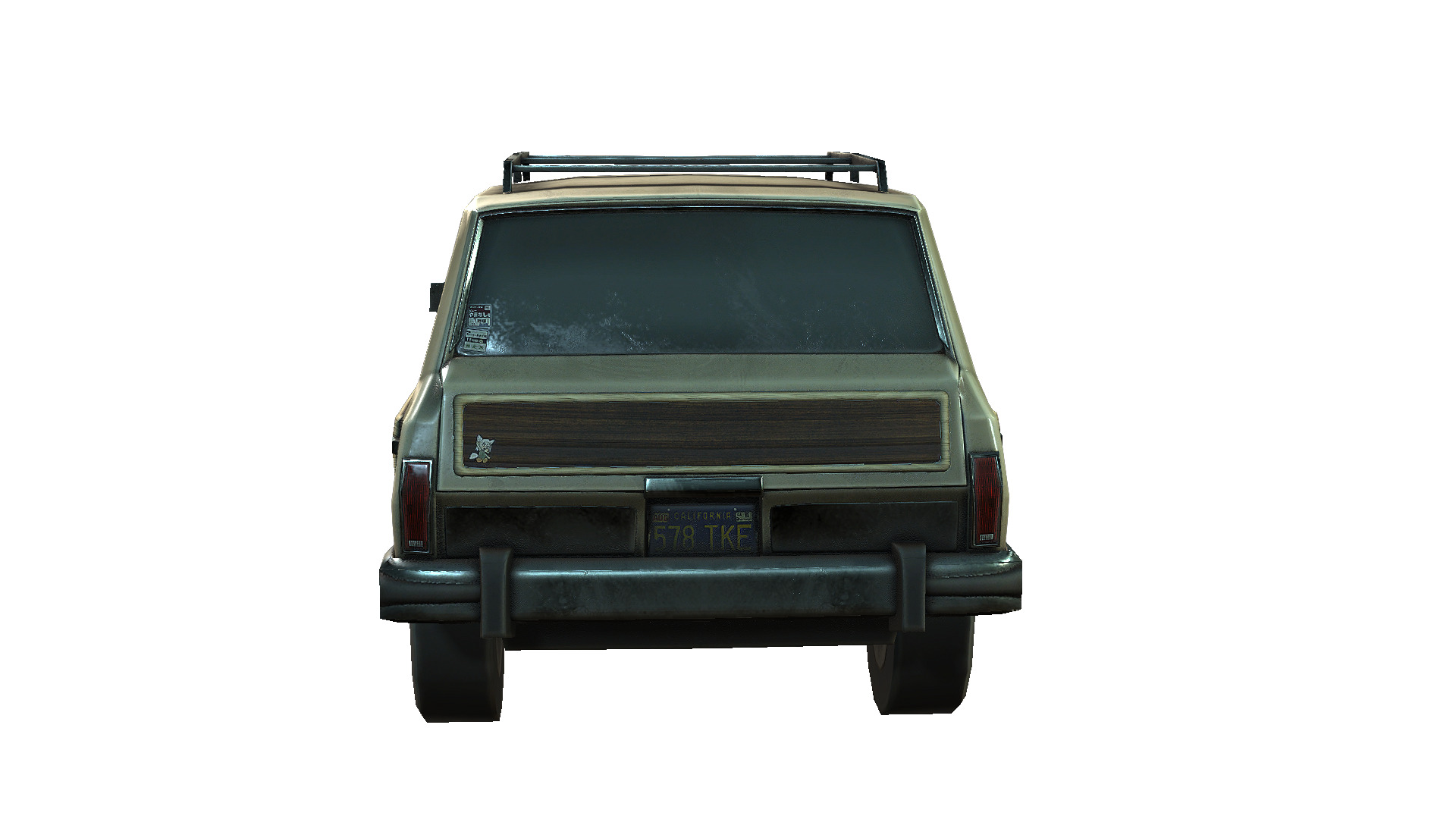 Wagoneer Low-poly 3D model_4