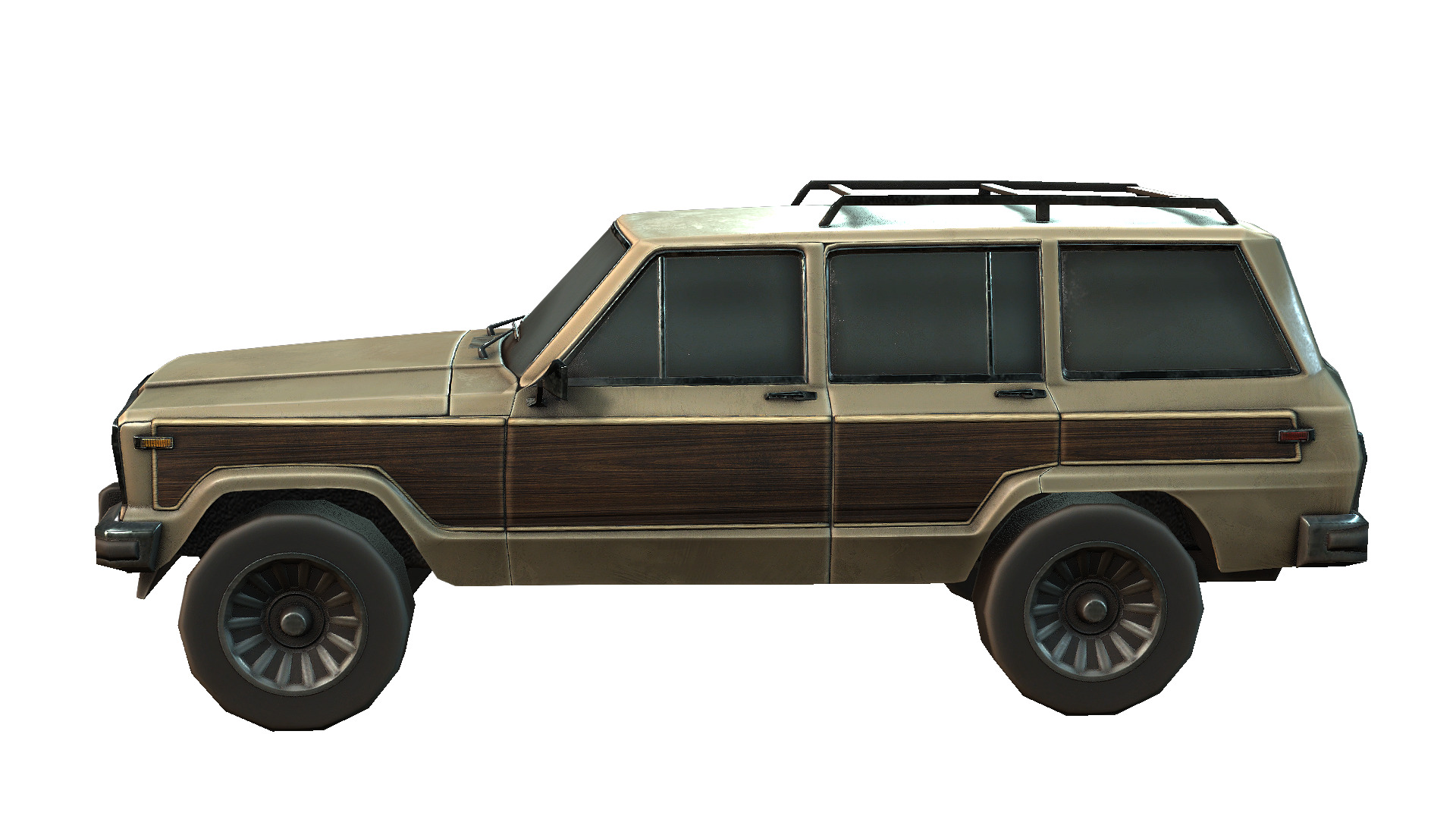 Wagoneer Low-poly 3D model_2