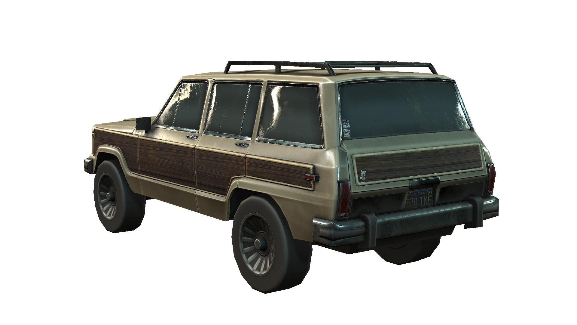 Wagoneer Low-poly 3D model_3