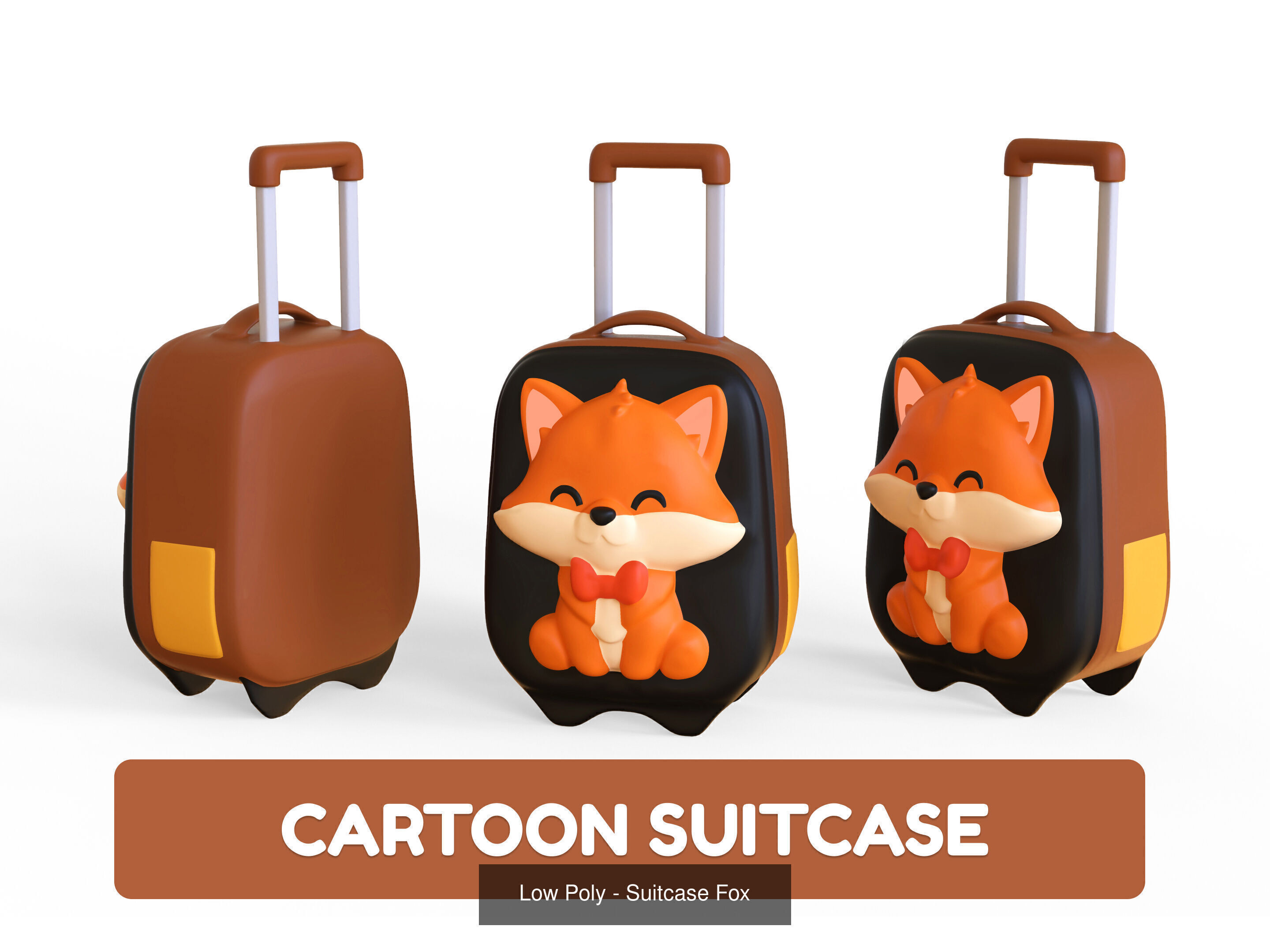 Cartoon Party Props Birthday Decoration Set 3D Model Collection_44