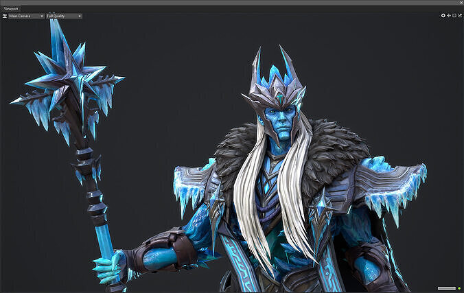 Night King Low-poly 3D model