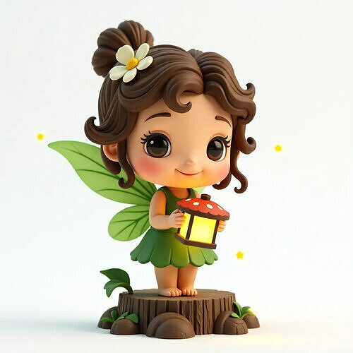Forest Fairy Character 3D model