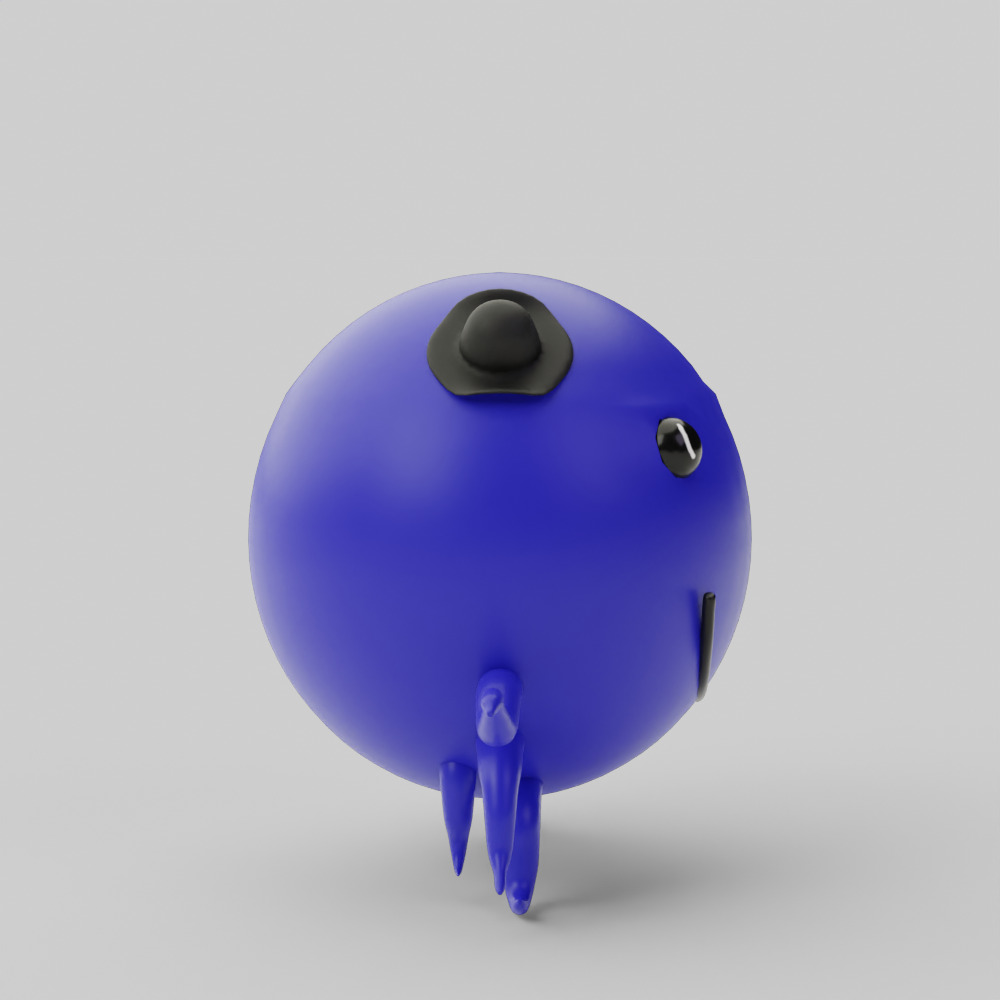 Oswald the Octopus 3D model_7