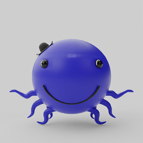 Oswald the Octopus Free 3D model