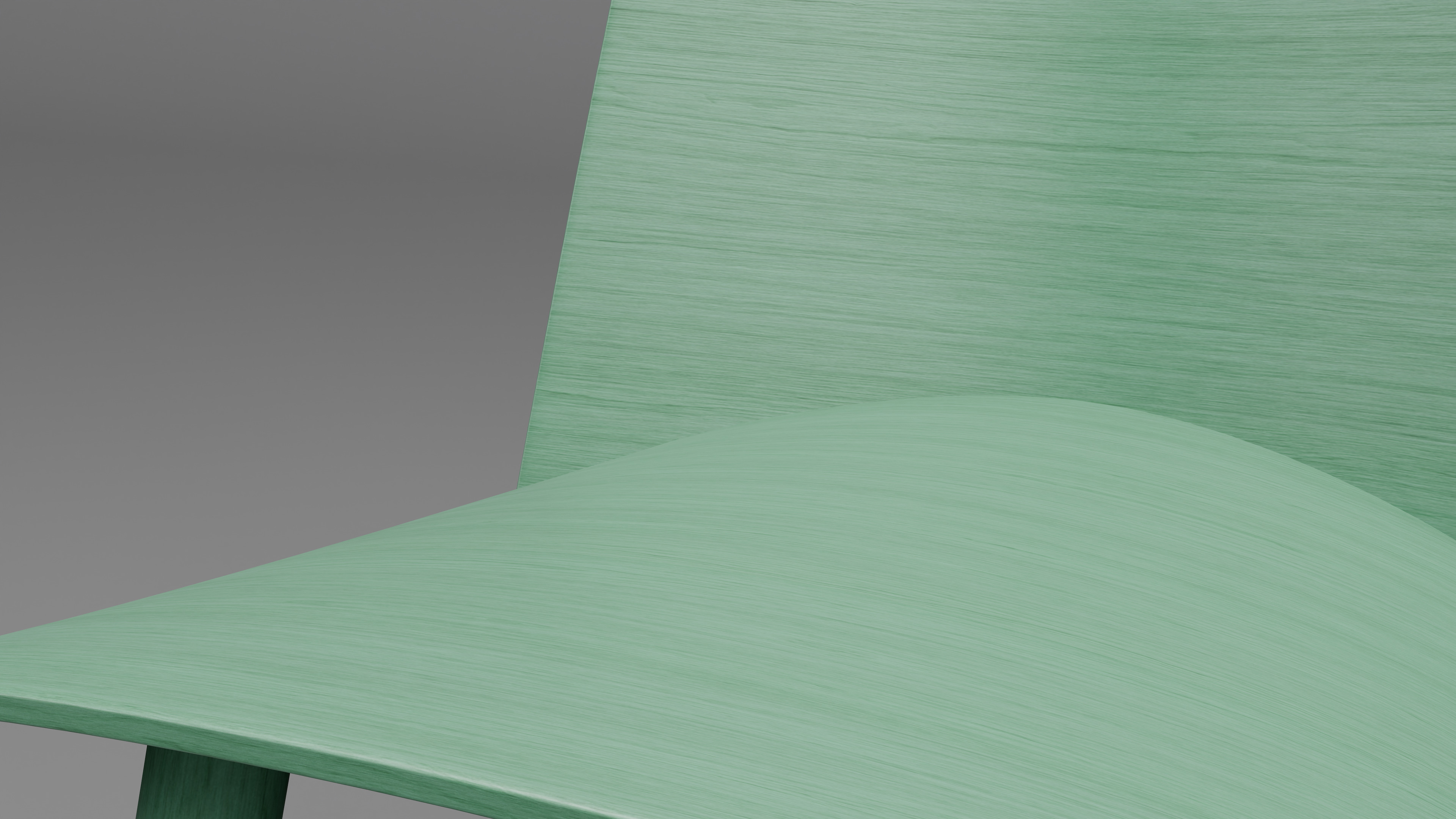 Nerd Chair 3D Model Scandinavian Wood Design 3D model_3