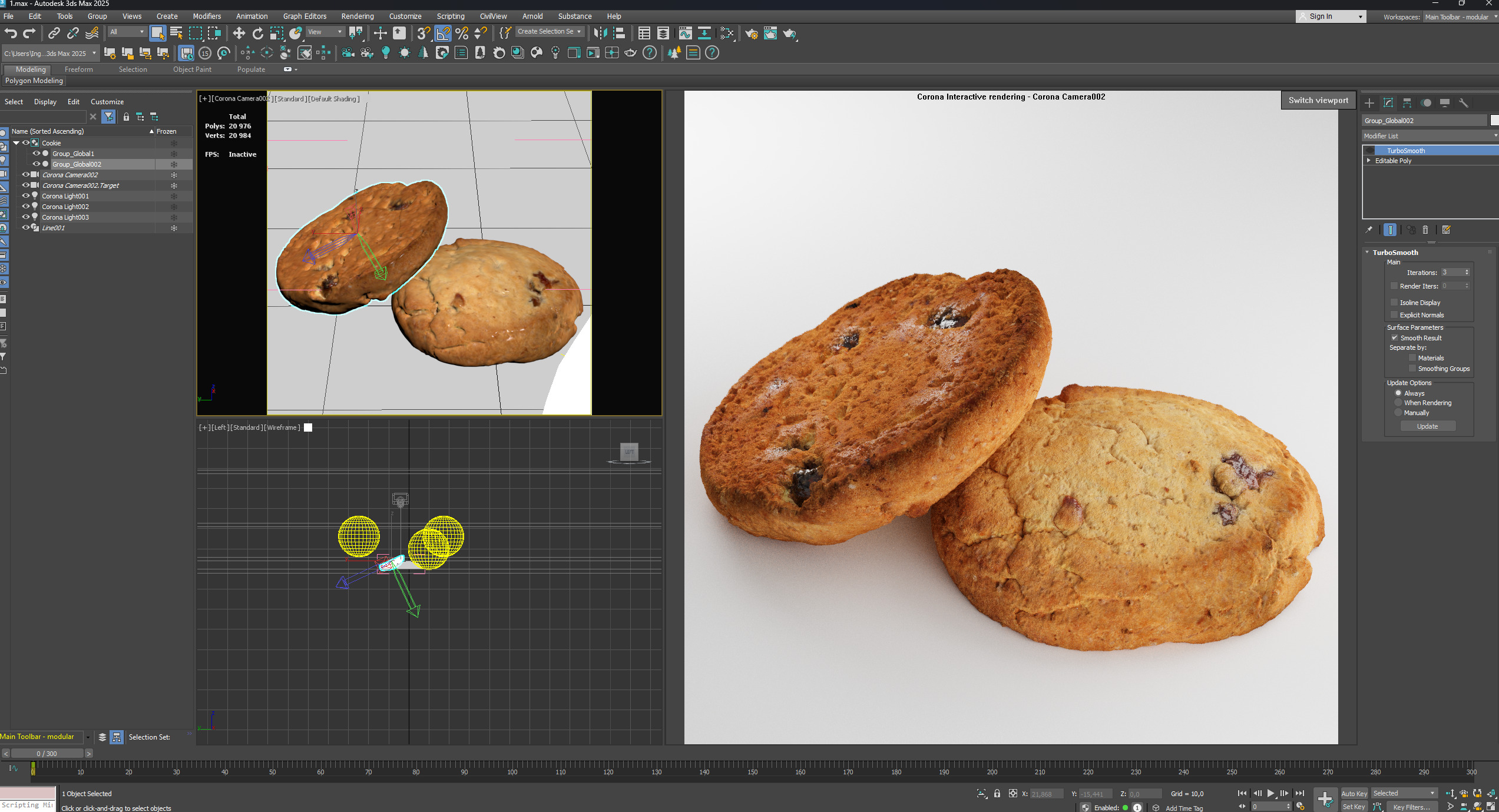 Cookie 3D model_7