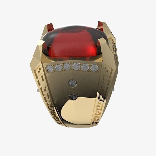 Men Ring 242 3D print model