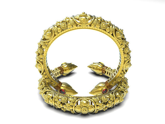 KBACH BANGLE  Low-poly 3D model