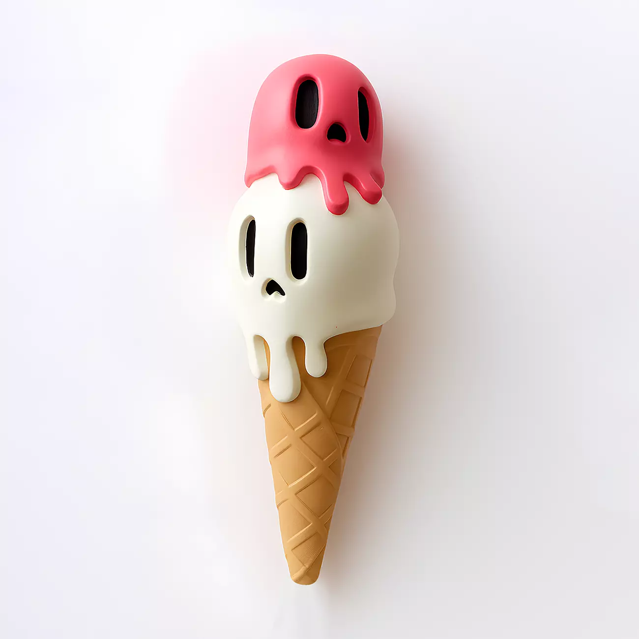 Ice Cream Skull Style toy 3D print model_0