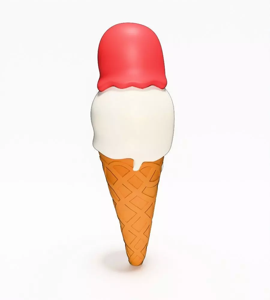 Ice Cream Skull Style toy 3D print model_13