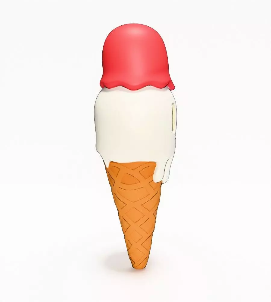 Ice Cream Skull Style toy 3D print model_17