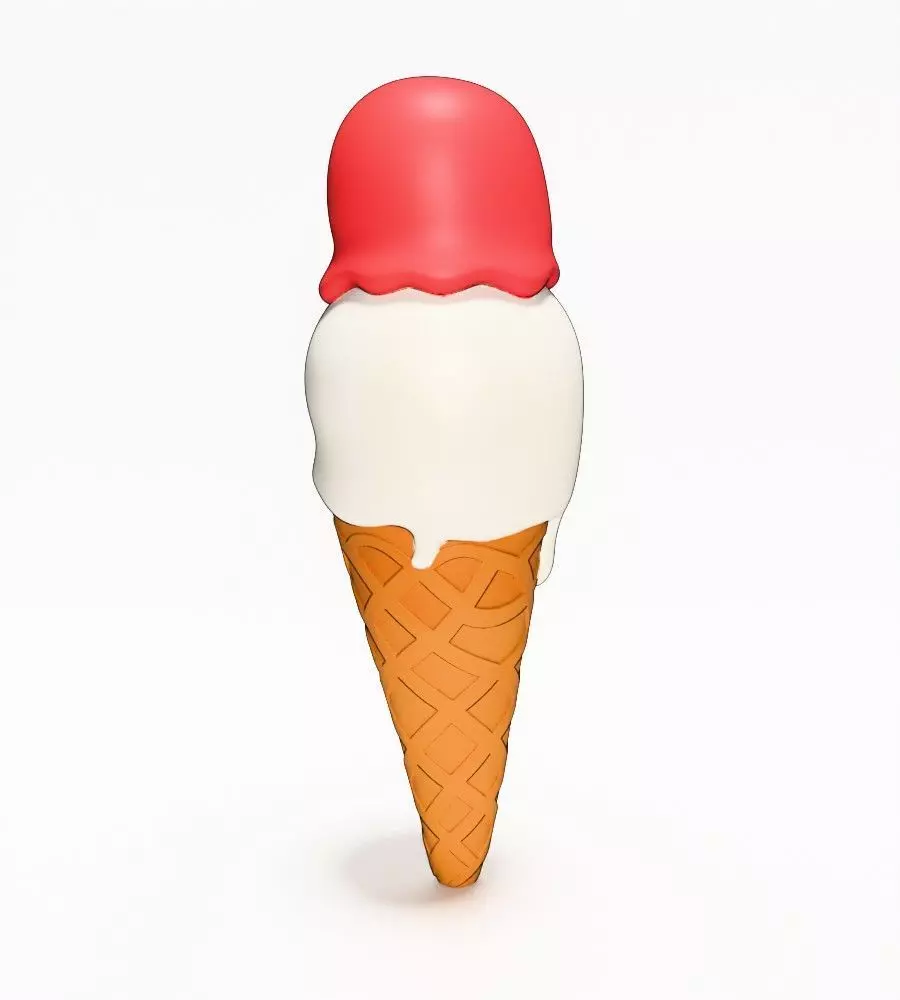 Ice Cream Skull Style toy 3D print model_14
