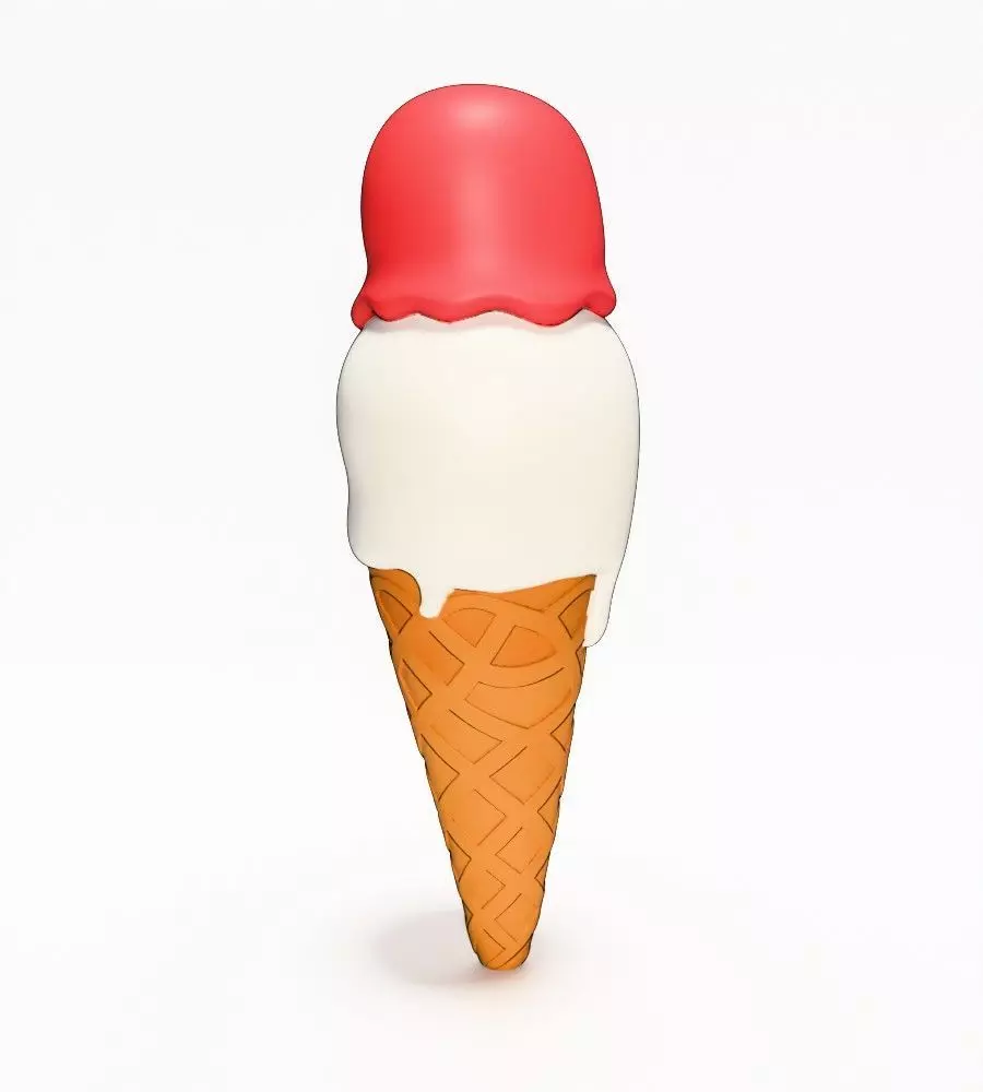 Ice Cream Skull Style toy 3D print model_15