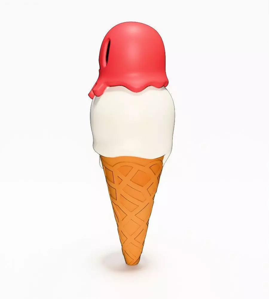 Ice Cream Skull Style toy 3D print model_9