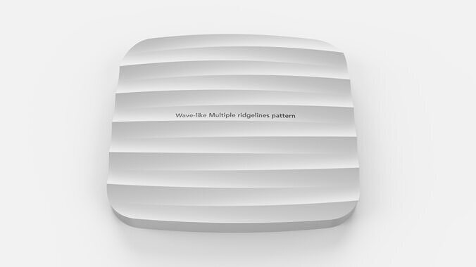 Creo 3D model of Wave-like Multiple ridgelines pattern Texture