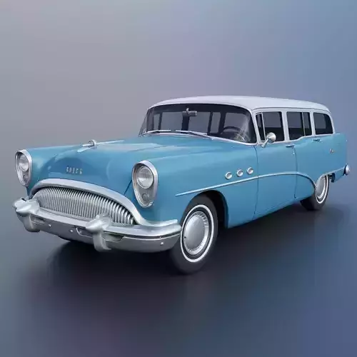 Buick Special Estate Wagon 1954 3D print model