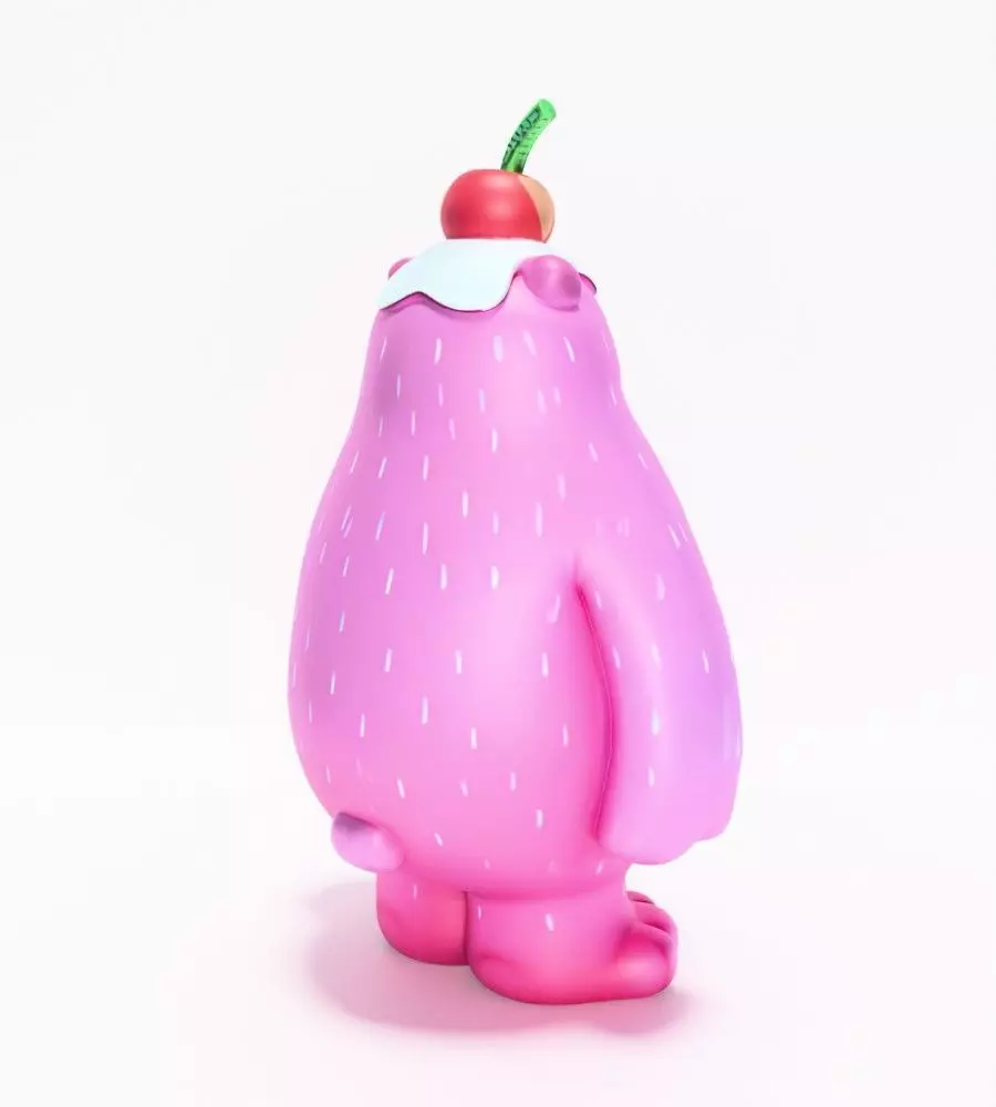 Ice Cream Bear toy 3D print model_14