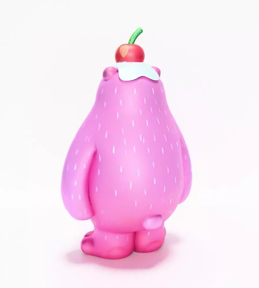 Ice Cream Bear toy 3D print model_10