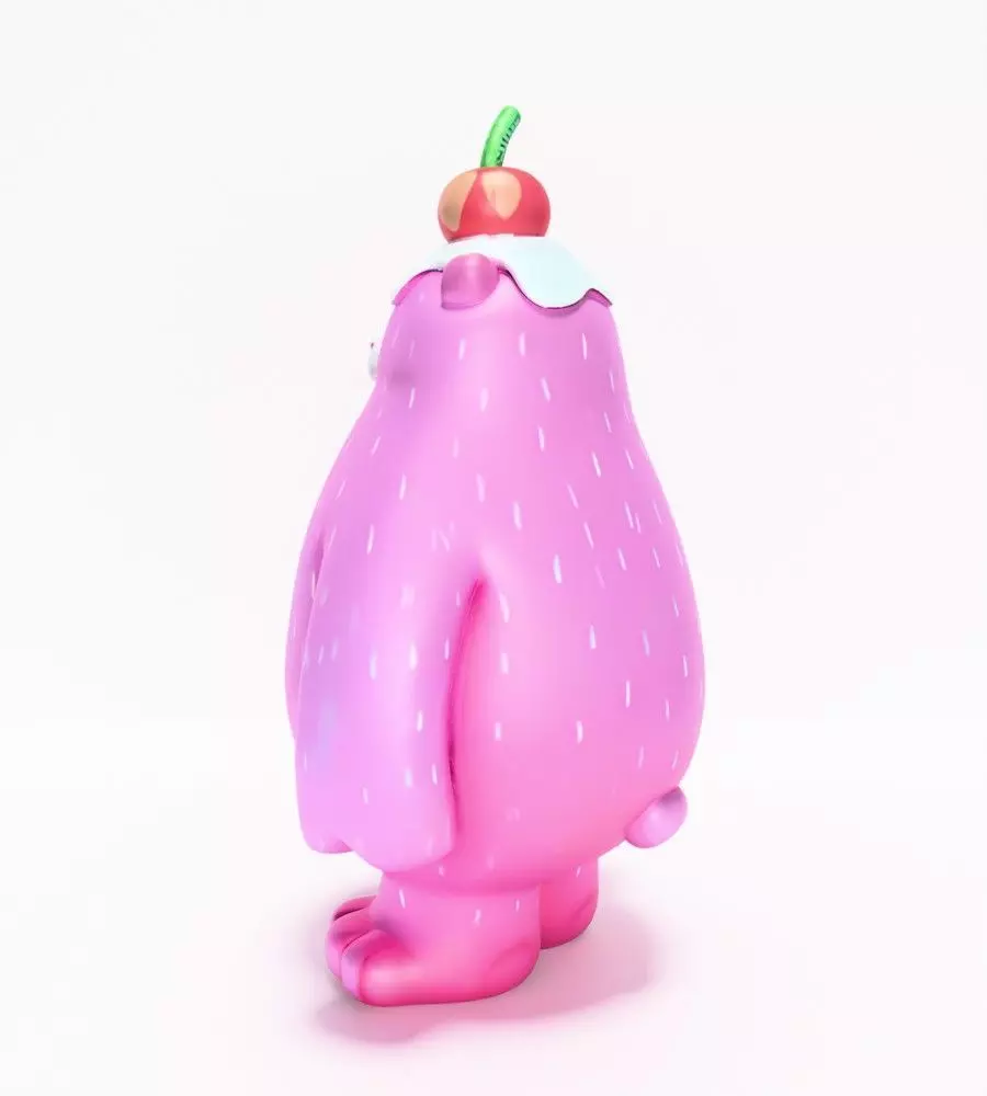 Ice Cream Bear toy 3D print model_8