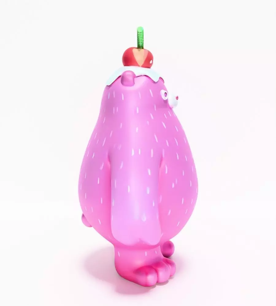 Ice Cream Bear toy 3D print model_17