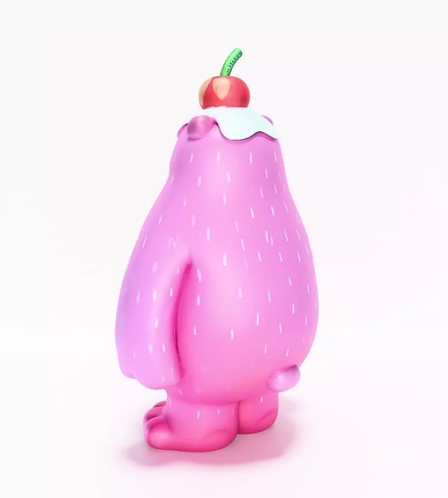 Ice Cream Bear toy 3D print model_9