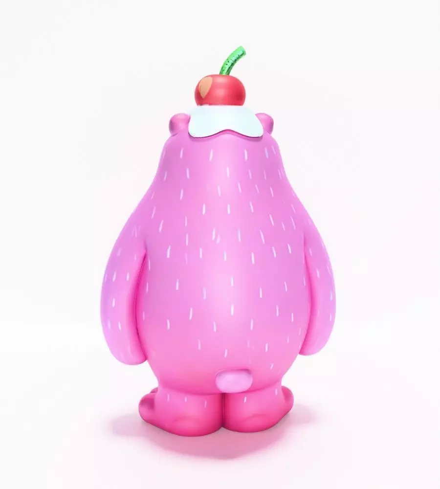 Ice Cream Bear toy 3D print model_11