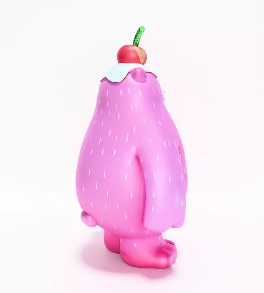 Ice Cream Bear toy 3D print model_15