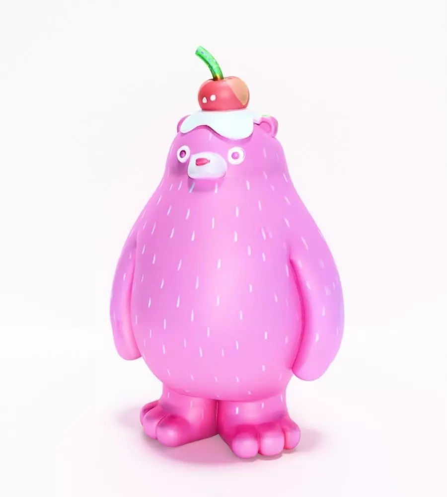 Ice Cream Bear toy 3D print model_2