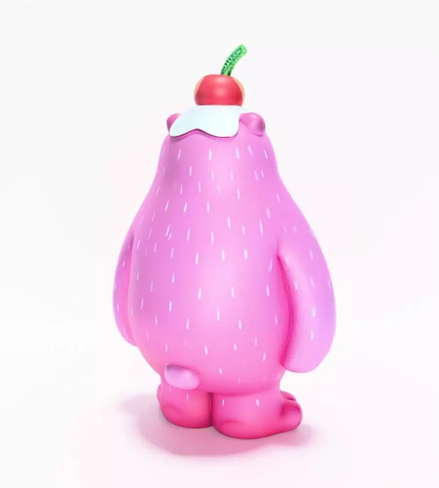 Ice Cream Bear toy 3D print model_13