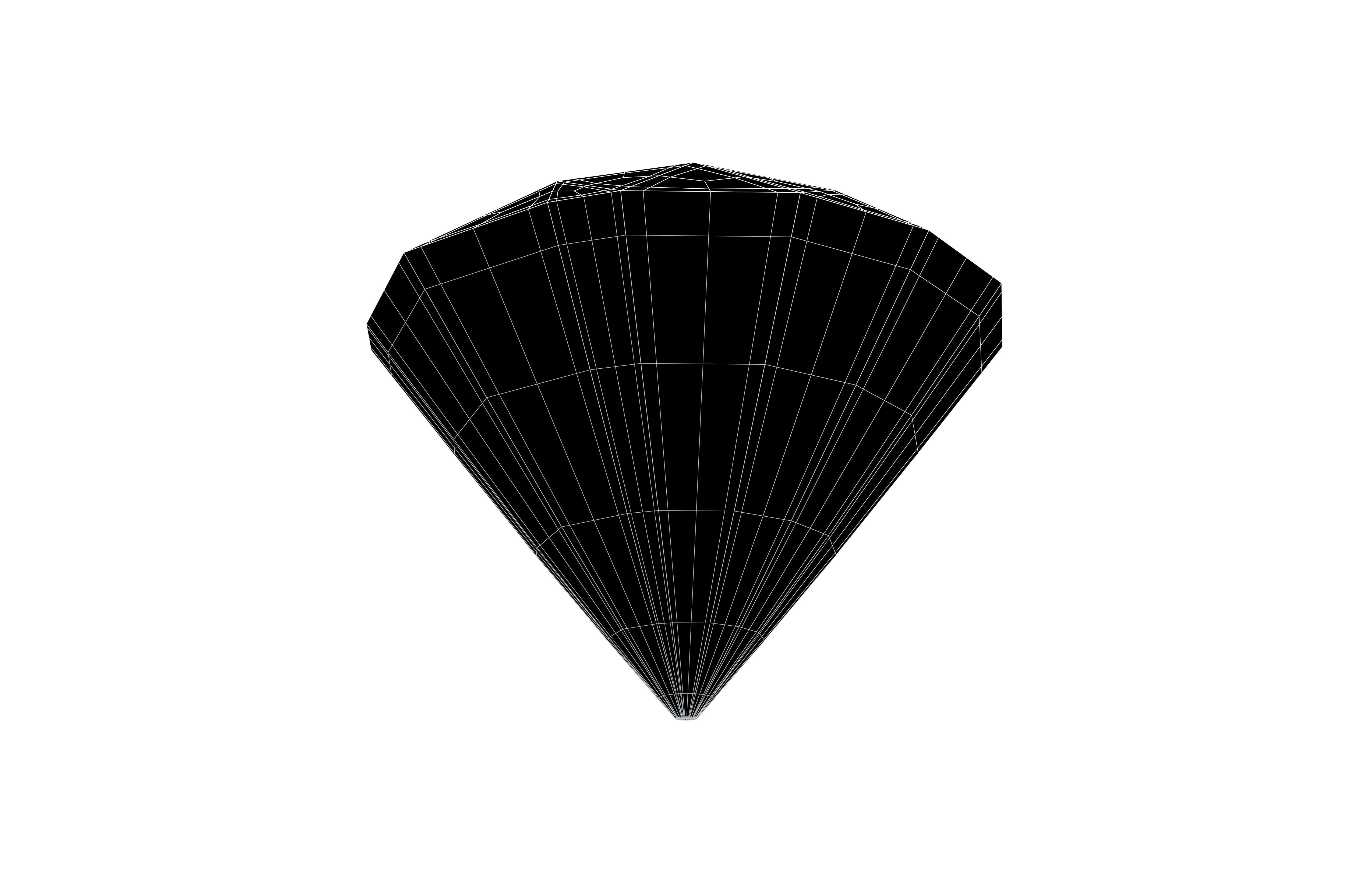 Diamond Icon v1 003 Low-poly 3D model_7