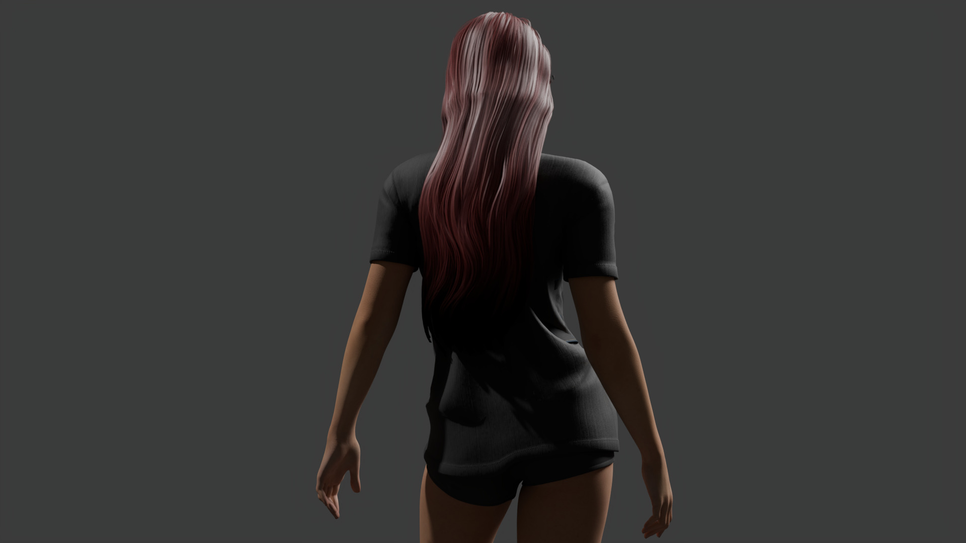 Cute and Hot Anime Girl 3D Model 3D model_3