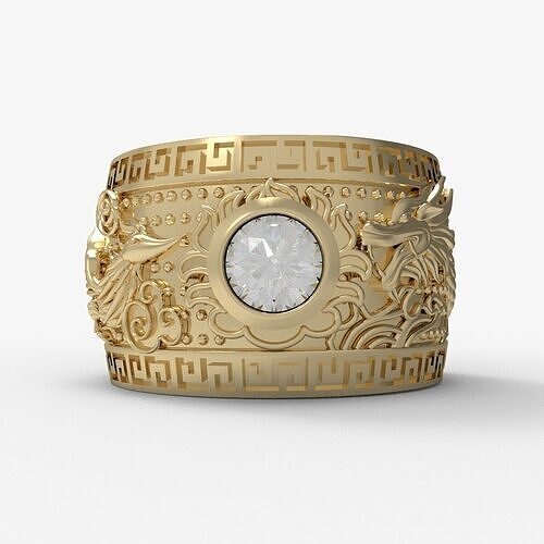 Men Ring 256 3D print model