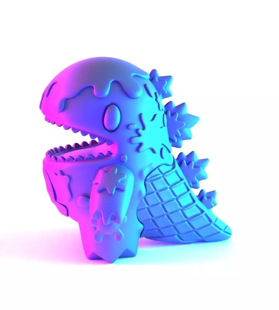 Dino Ice Cream toy 3D print model_6