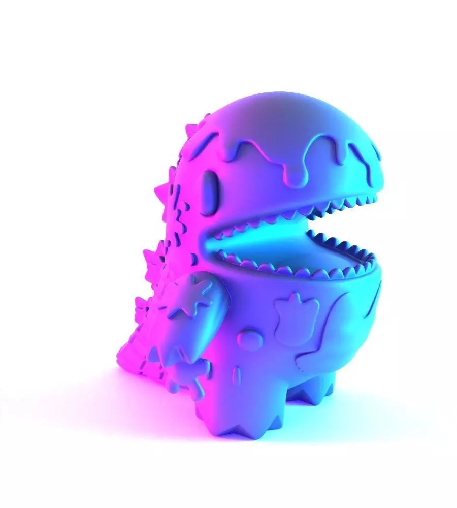 Dino Ice Cream toy 3D print model_19