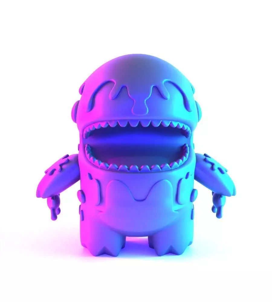 Dino Ice Cream toy 3D print model_22