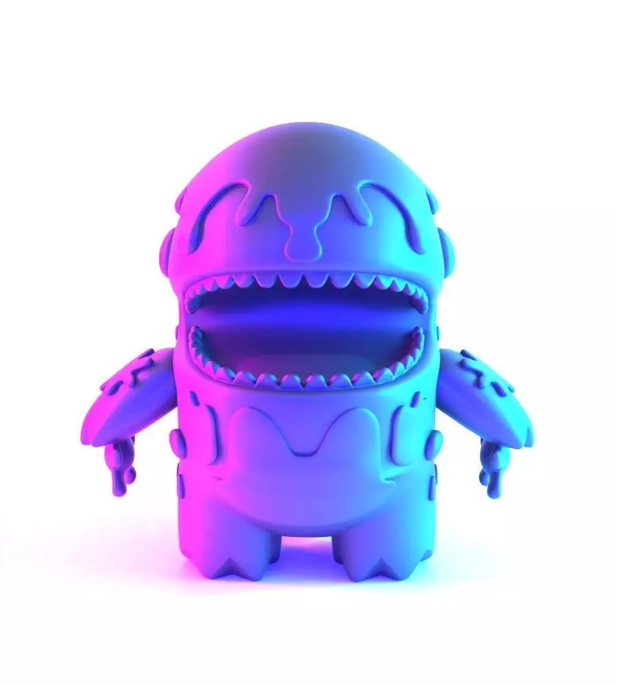 Dino Ice Cream toy 3D print model_1