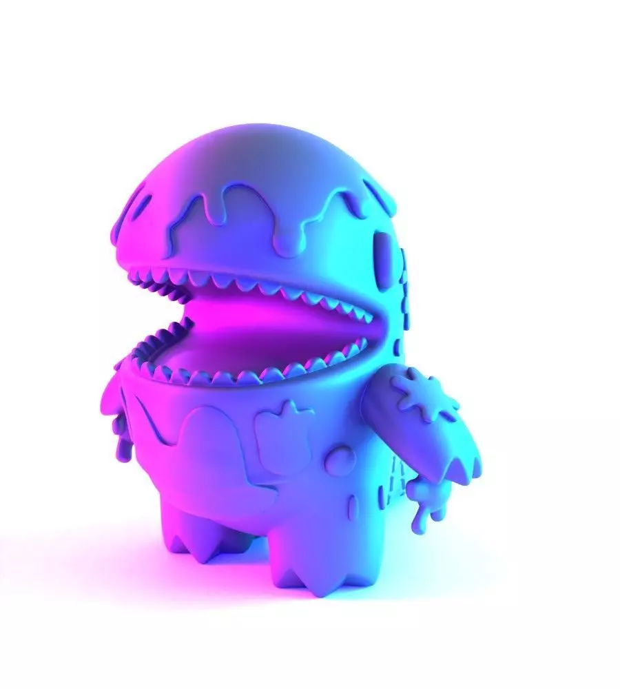 Dino Ice Cream toy 3D print model_3