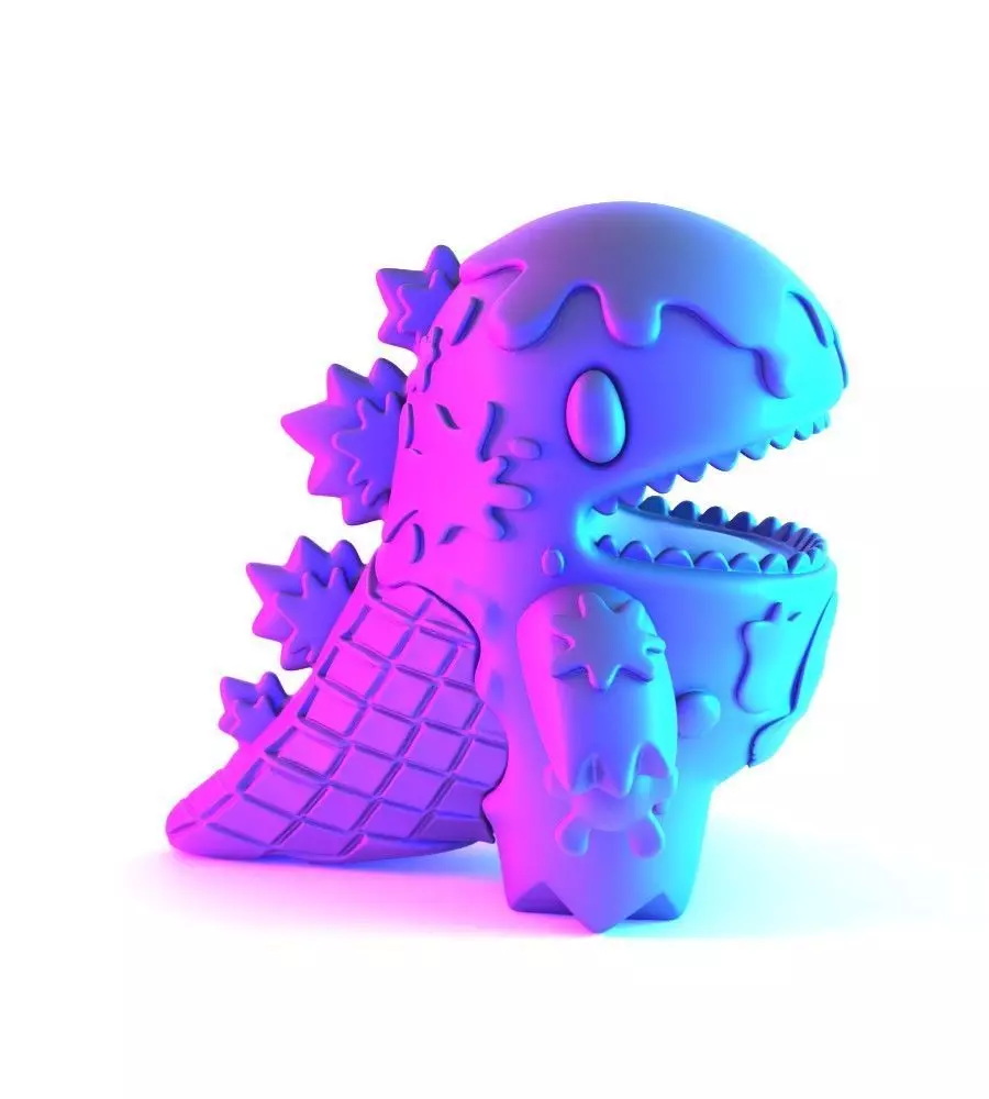 Dino Ice Cream toy 3D print model_17
