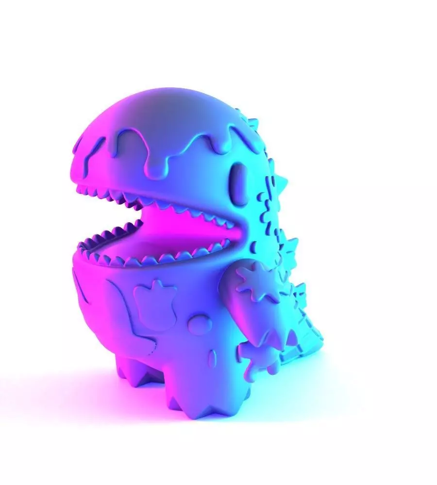 Dino Ice Cream toy 3D print model_4
