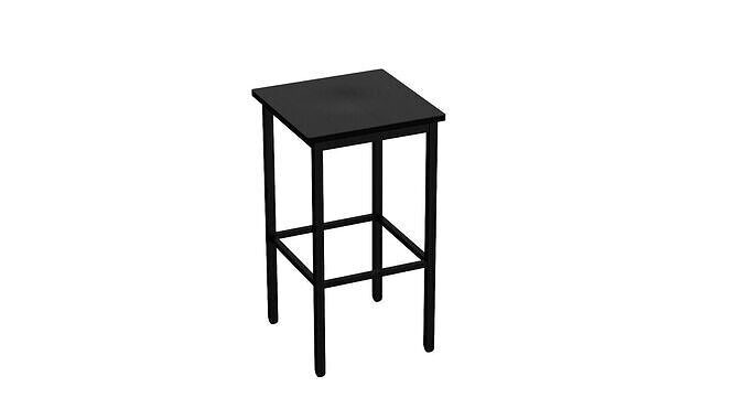 Bawo Wood Dining Chair 3D model
