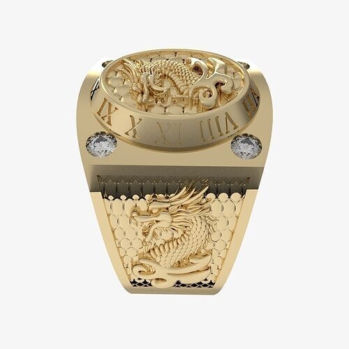 Men Ring 268 3D print model
