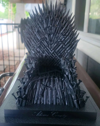 Iran throne chair 3D print model_2